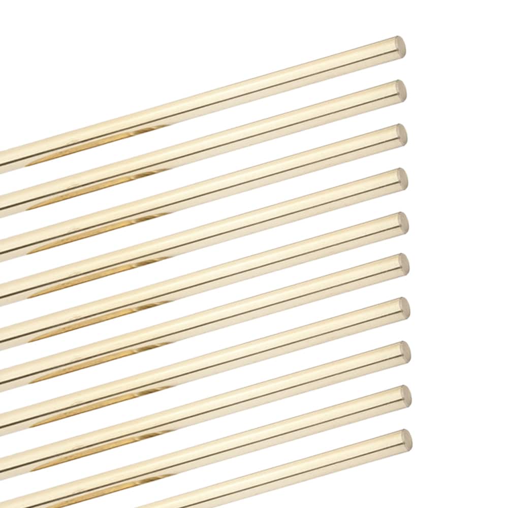 CZ6 Brass Rod 1.5mm dia (10 Rod Pack)
